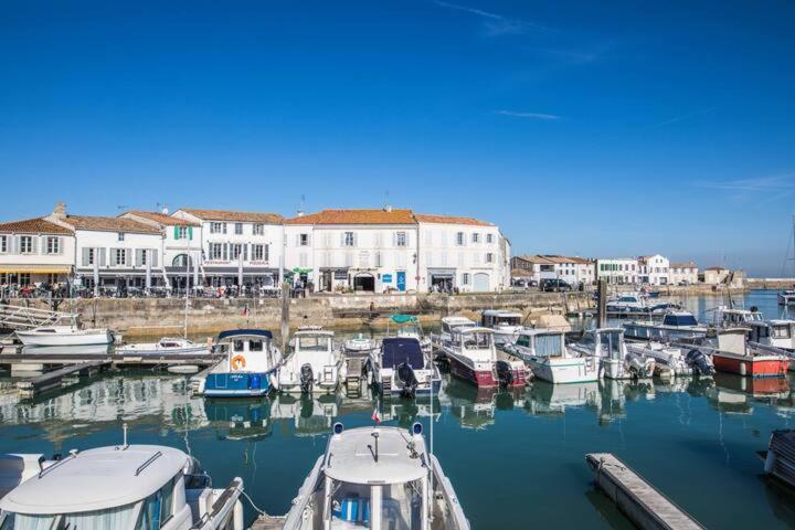 Sur L'Ilot De St Martin Au Centre Du Port Vue Exceptionnelle ! Apartment Saint-Martin-de-Re Exterior photo