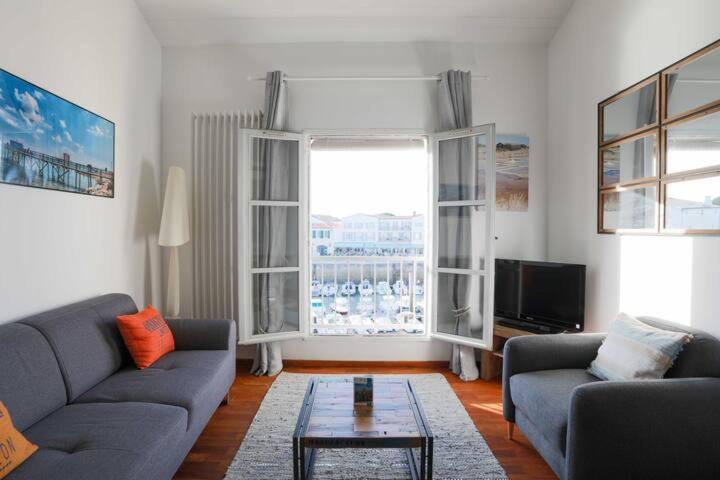 Sur L'Ilot De St Martin Au Centre Du Port Vue Exceptionnelle ! Apartment Saint-Martin-de-Re Exterior photo